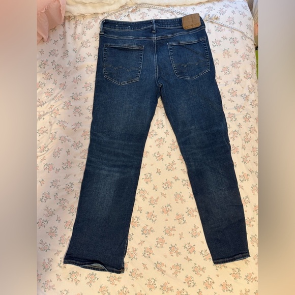 36x32 LIKE NEW⭐️Dark Wash Men’s Size 36x32 Original Bootcut American Eagle Jean - Picture 2 of 7